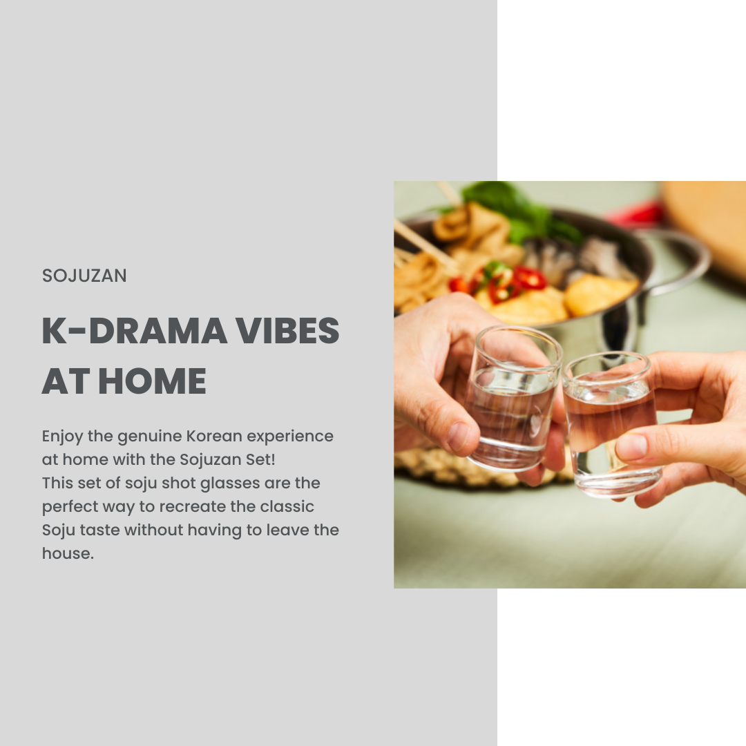SOJUZAN Korean Soju Glass Set