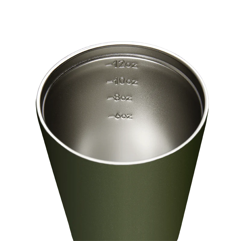 KHAKI 12OZ Fressko Reusable Coffee Cup