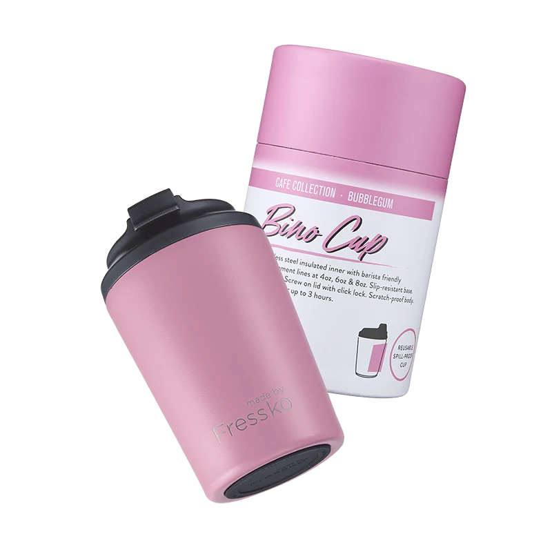 BUBBLEGUM 8OZ Fressko Reusable Coffee Cup