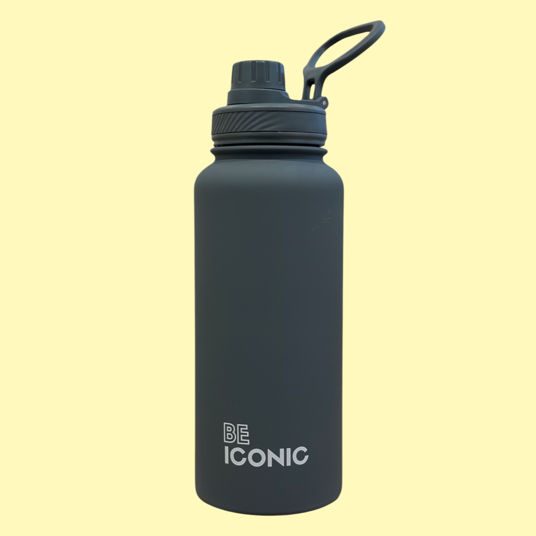 GREY SPOUT LID for Be Iconic 1 liter Water Bottle
