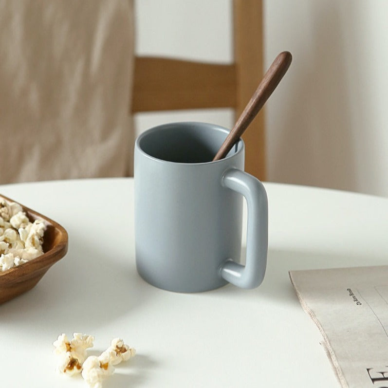 Be Iconic Chunky Handle Mug | ASH BLUE