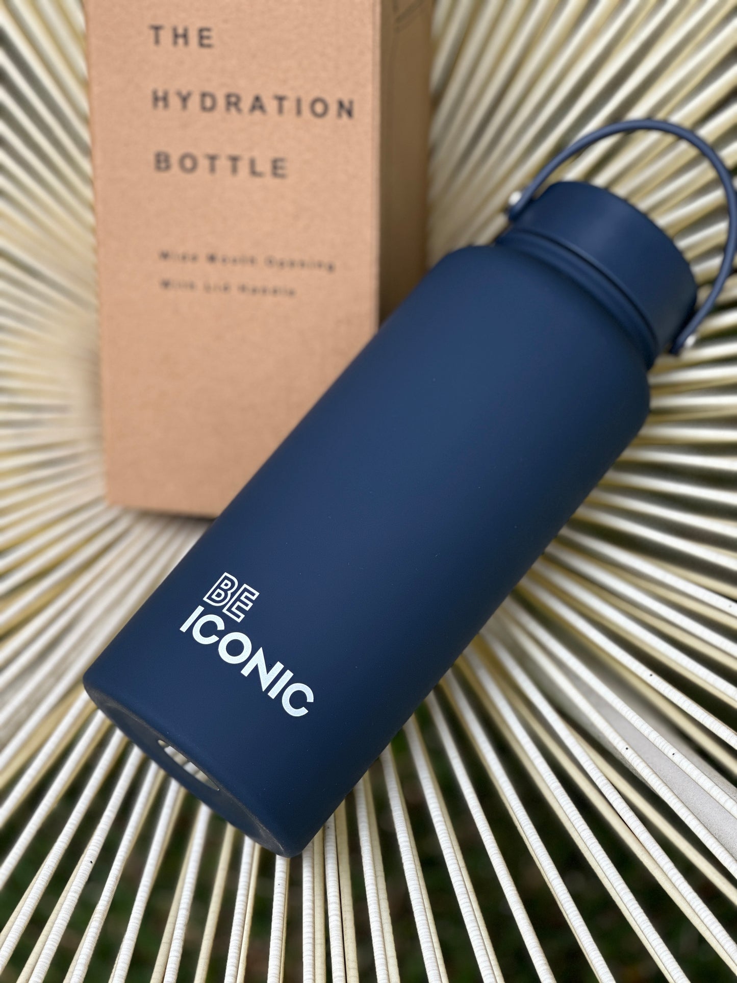 INDIGO BLUE | Be Iconic 1 liter Water Bottle