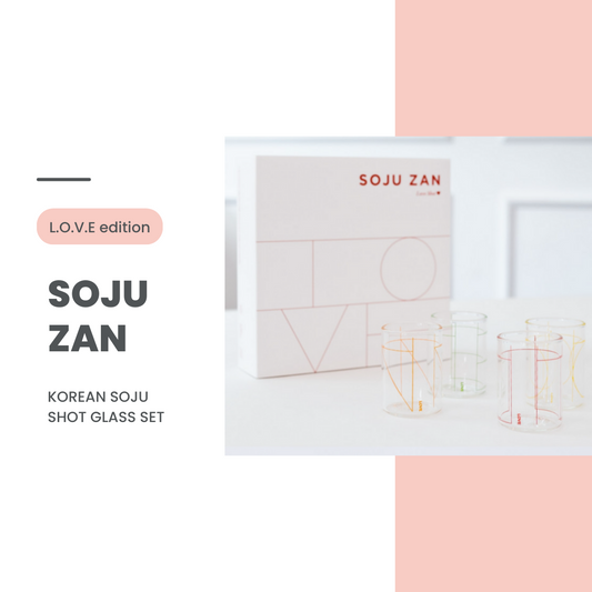SOJUZAN 'LOVE edition' Korean Soju Glass Set