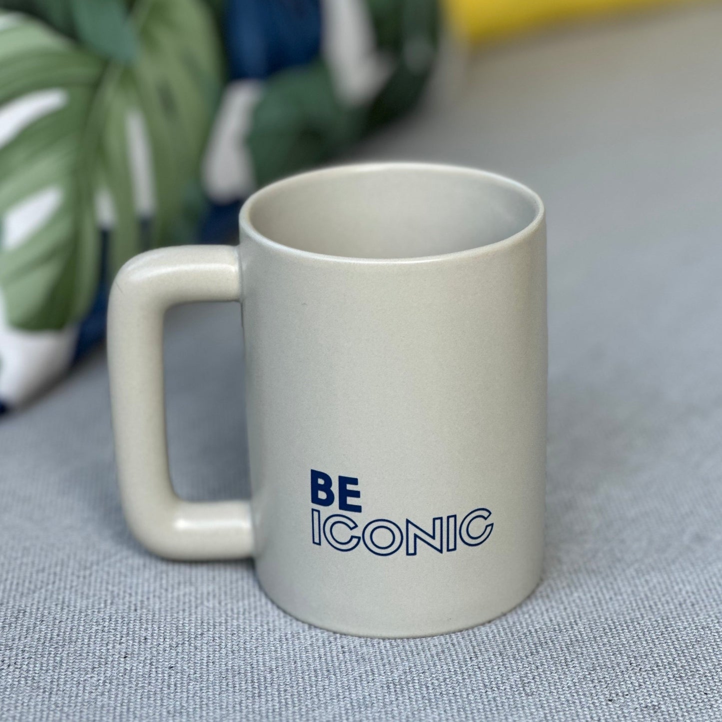 Be Iconic Chunky Handle Mug | CREAM