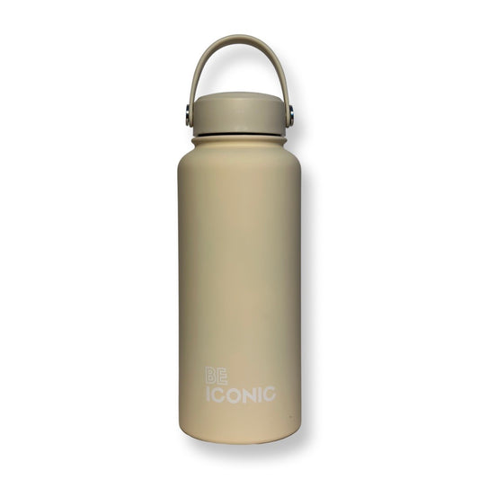 CREAM  | Be Iconic 1 liter Water Bottle