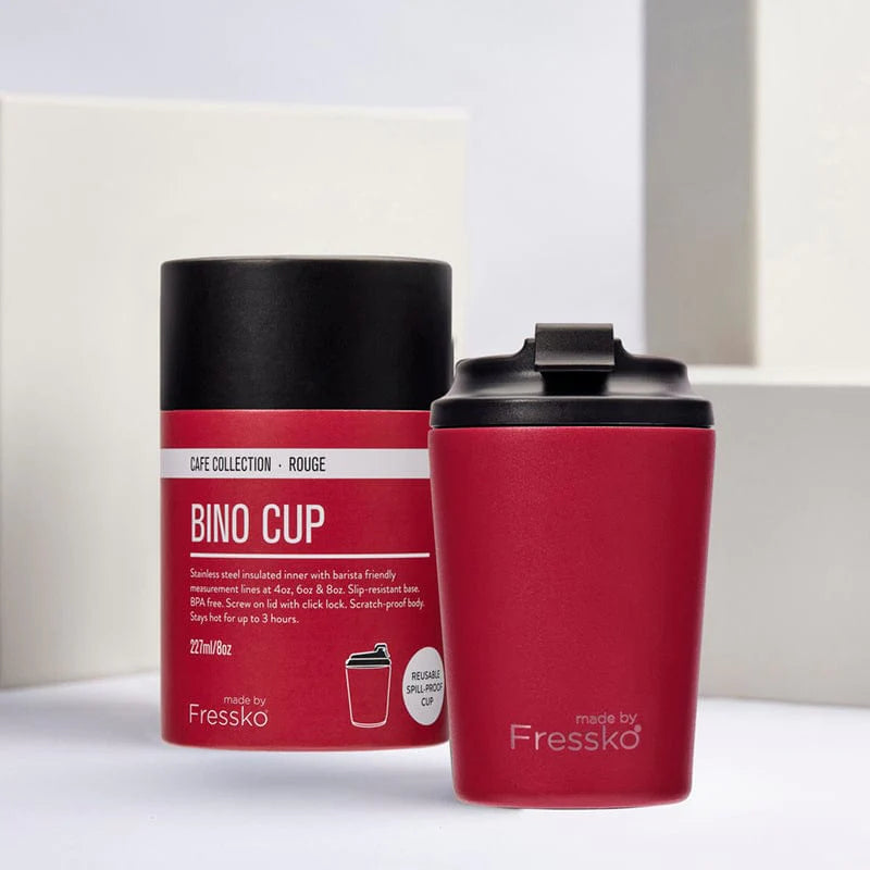 ROUGE 8OZ  Fressko Reusable Coffee Cup